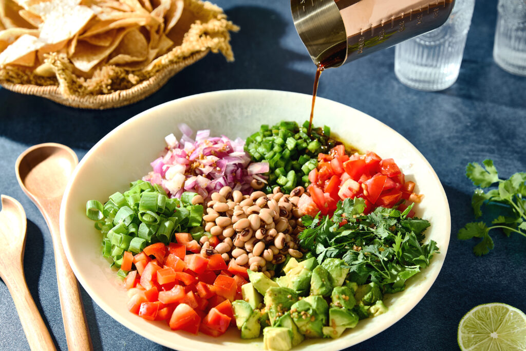 Texas caviar salad.
