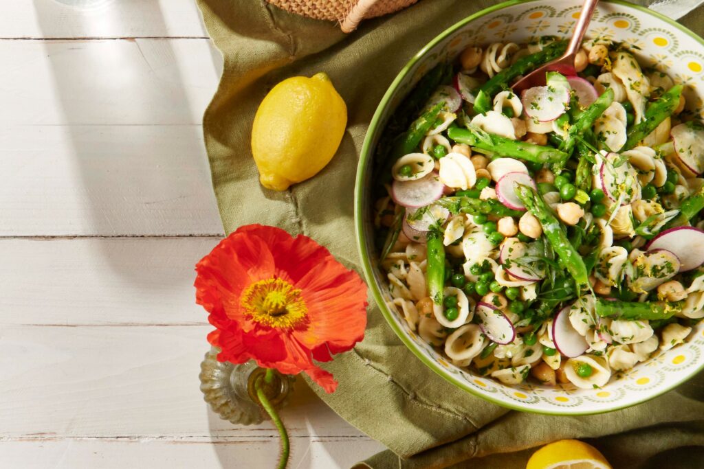 Lemony Spring Pasta Salad Recipe
