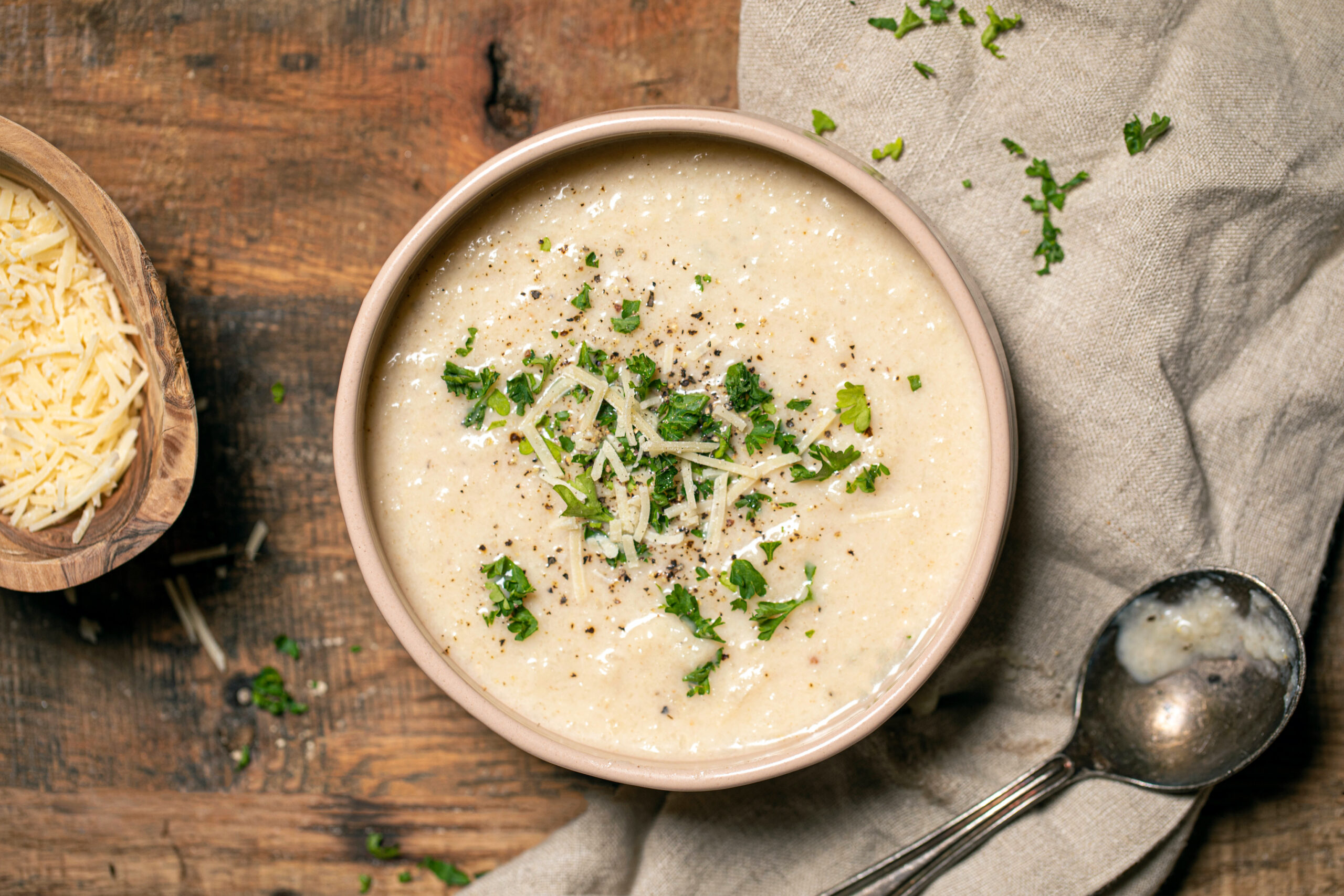 Warm up with winter soups.