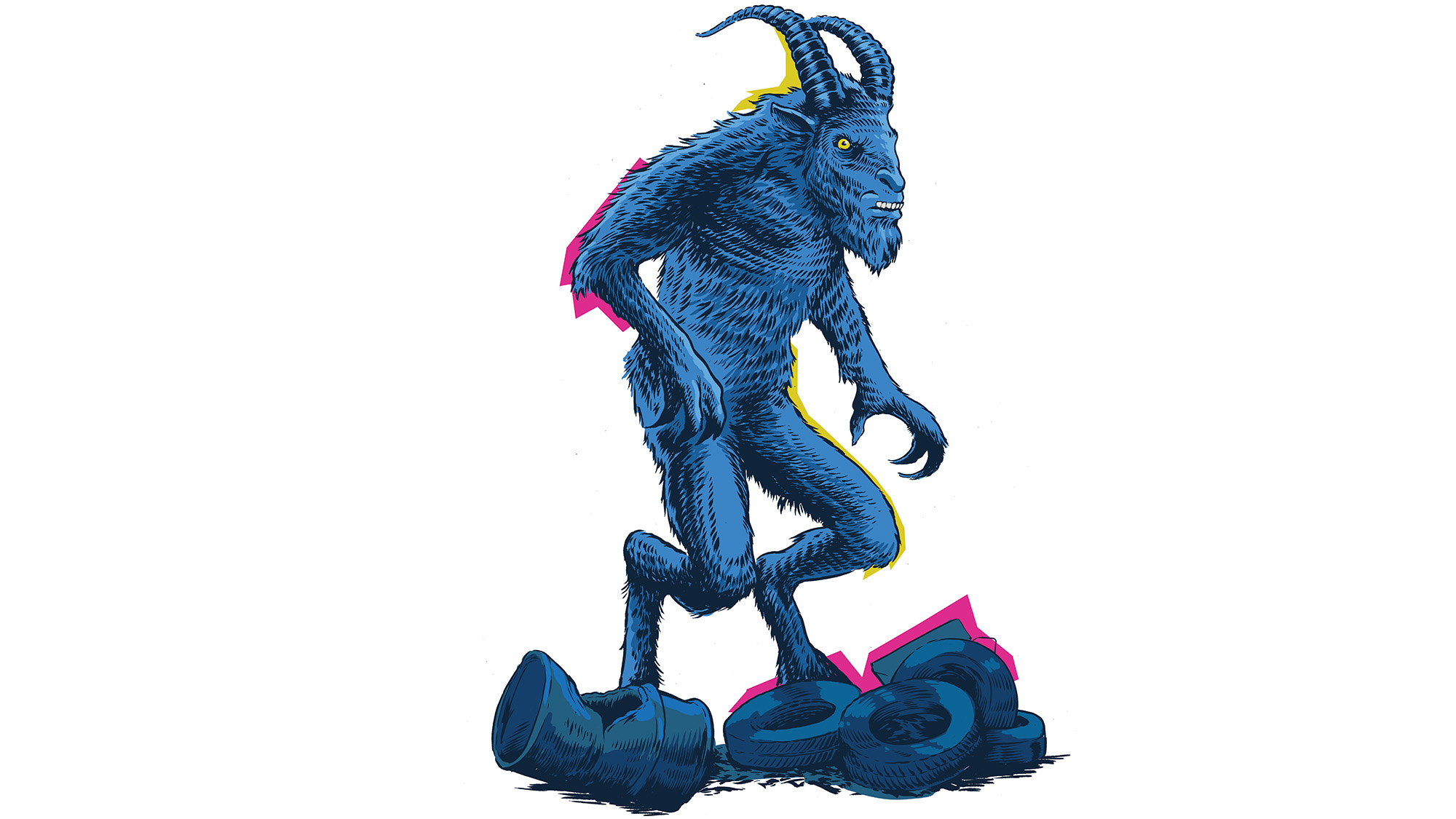 Illustration of the Lake Worth monster.