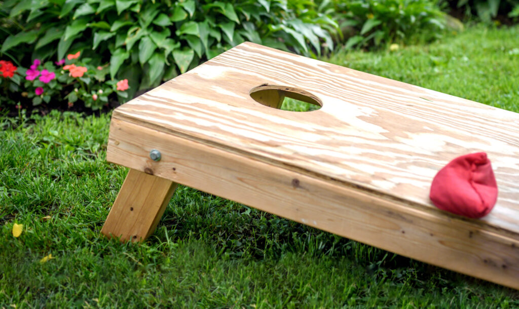 How to Make A DIY Bean Bag Toss for the Backyard