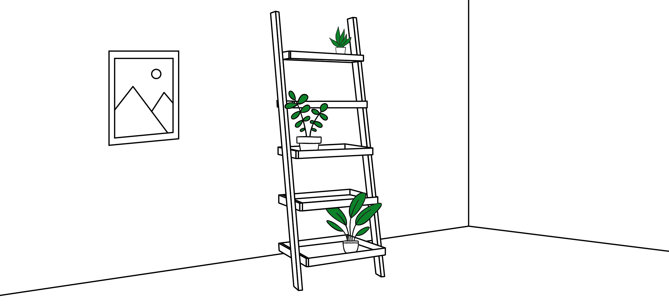 bookshelf DIY herb garden