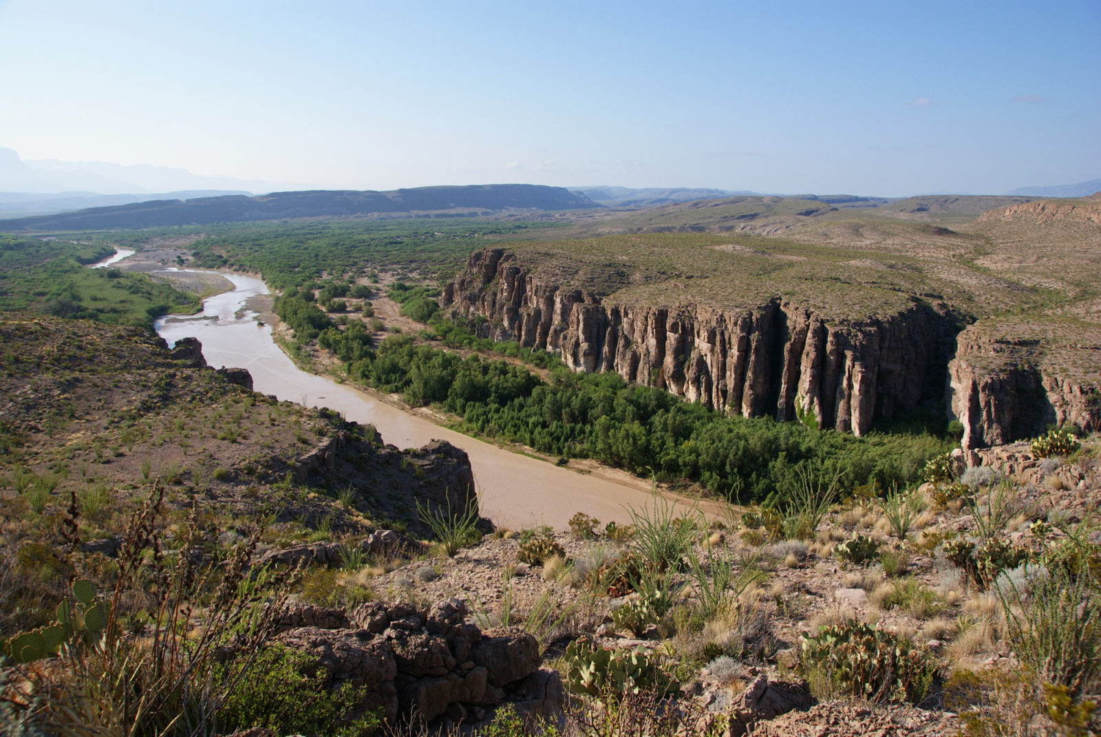 Texas-Mexico Border Big Bend National Park