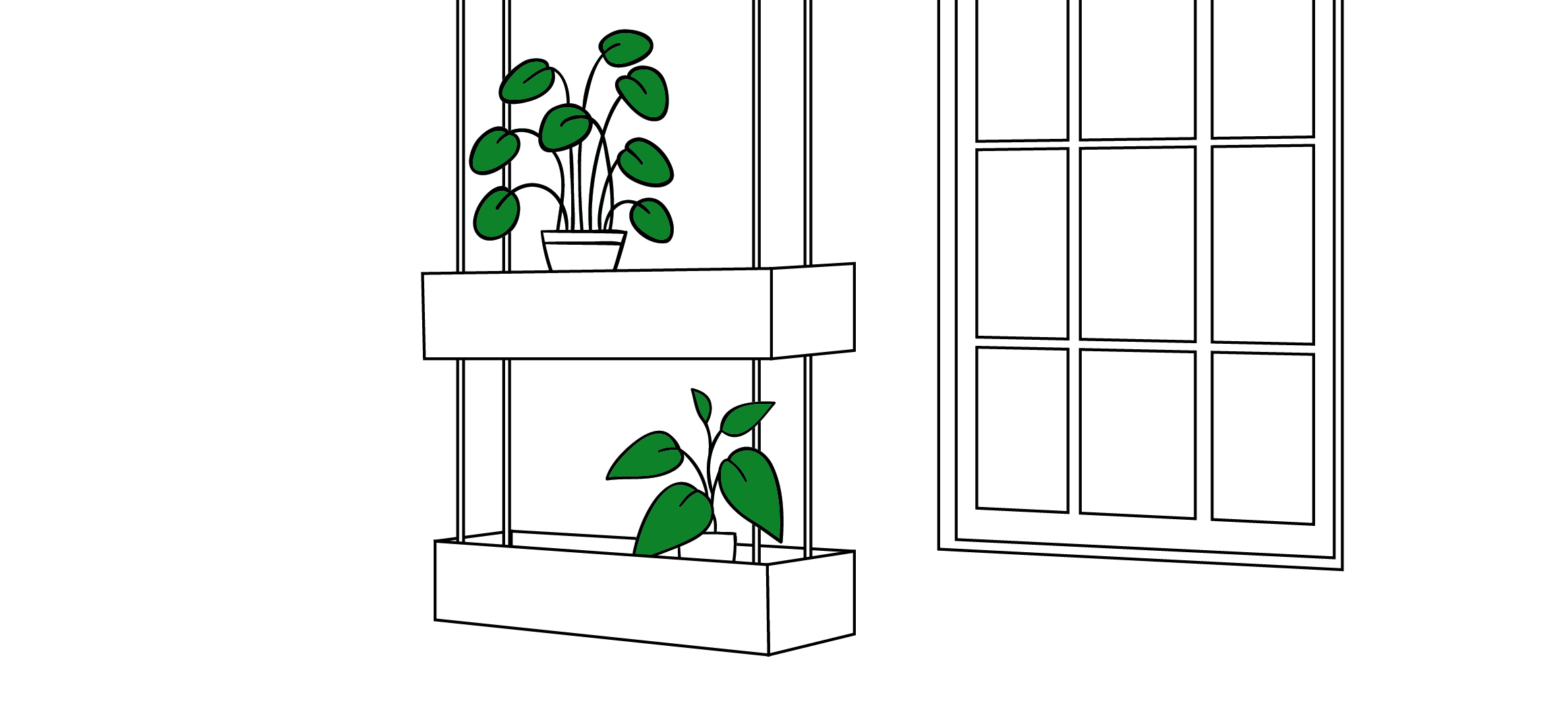 Hanging DIY herb garden