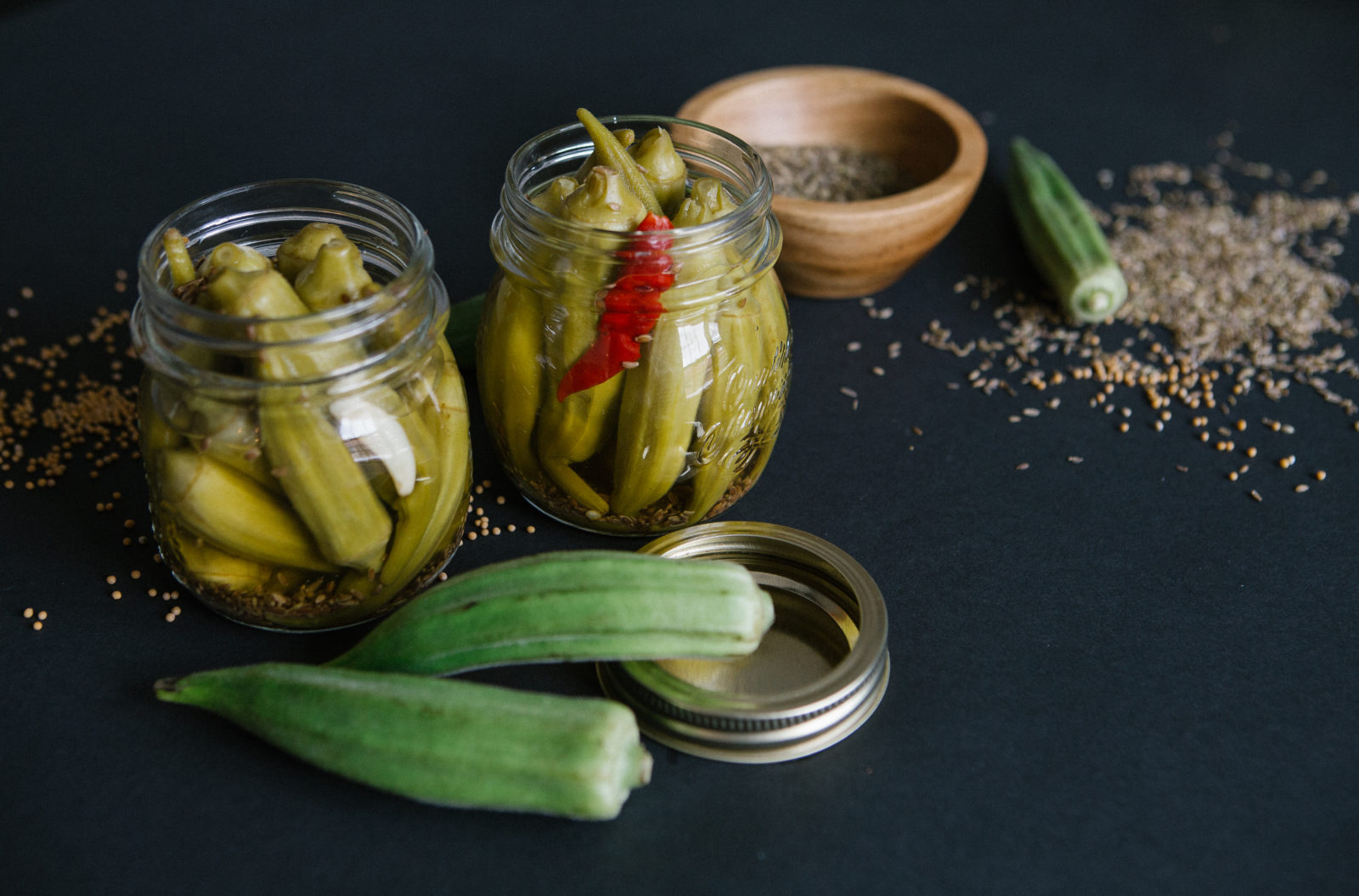 pickled okra