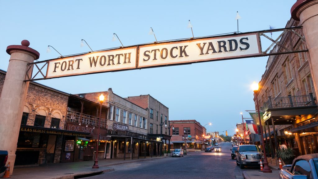 Fort Worth Stock Yards.