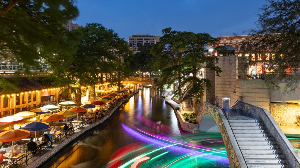 Riverwalk in San Antonio.
