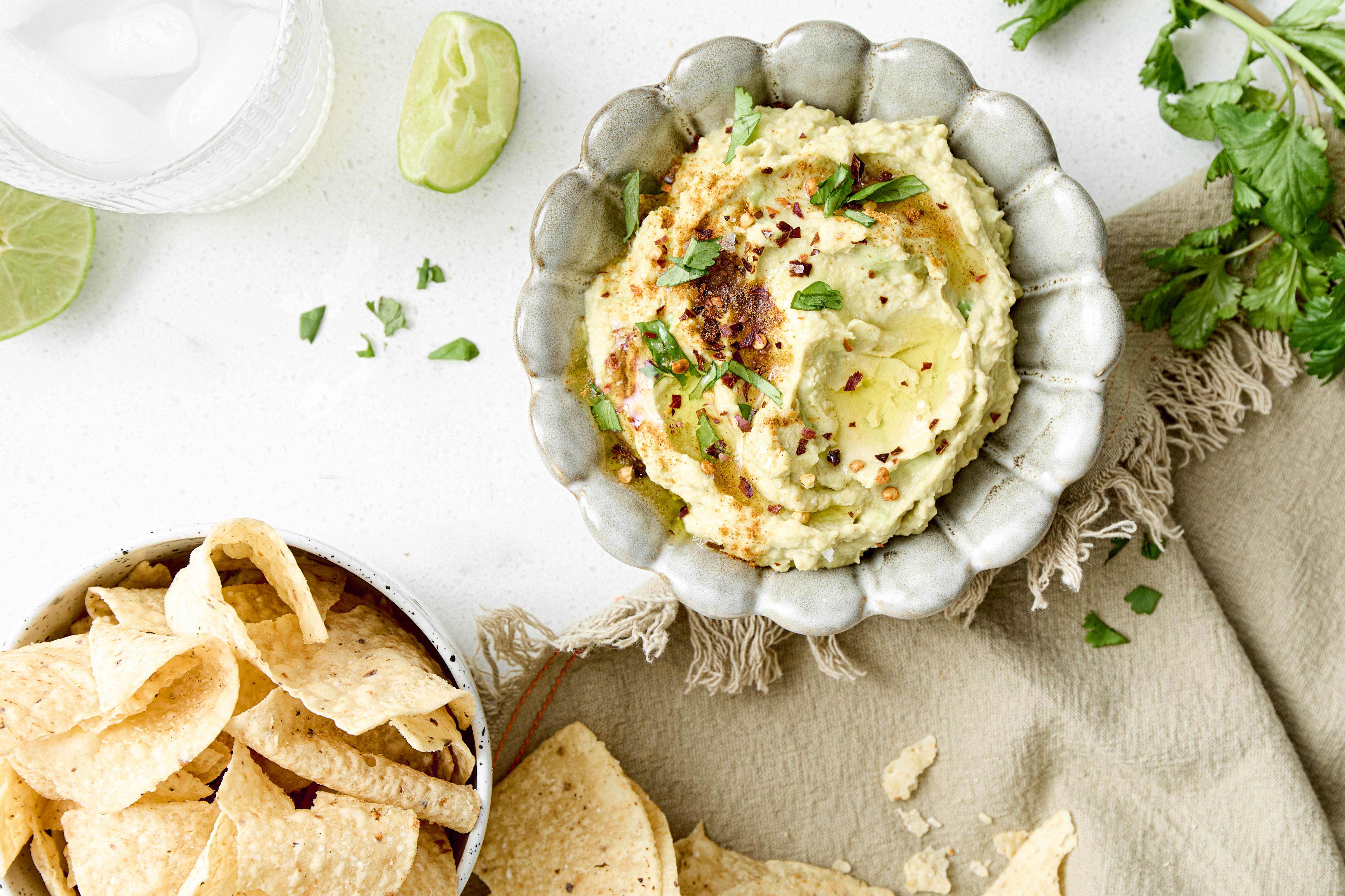 Hummus Avocado Dips