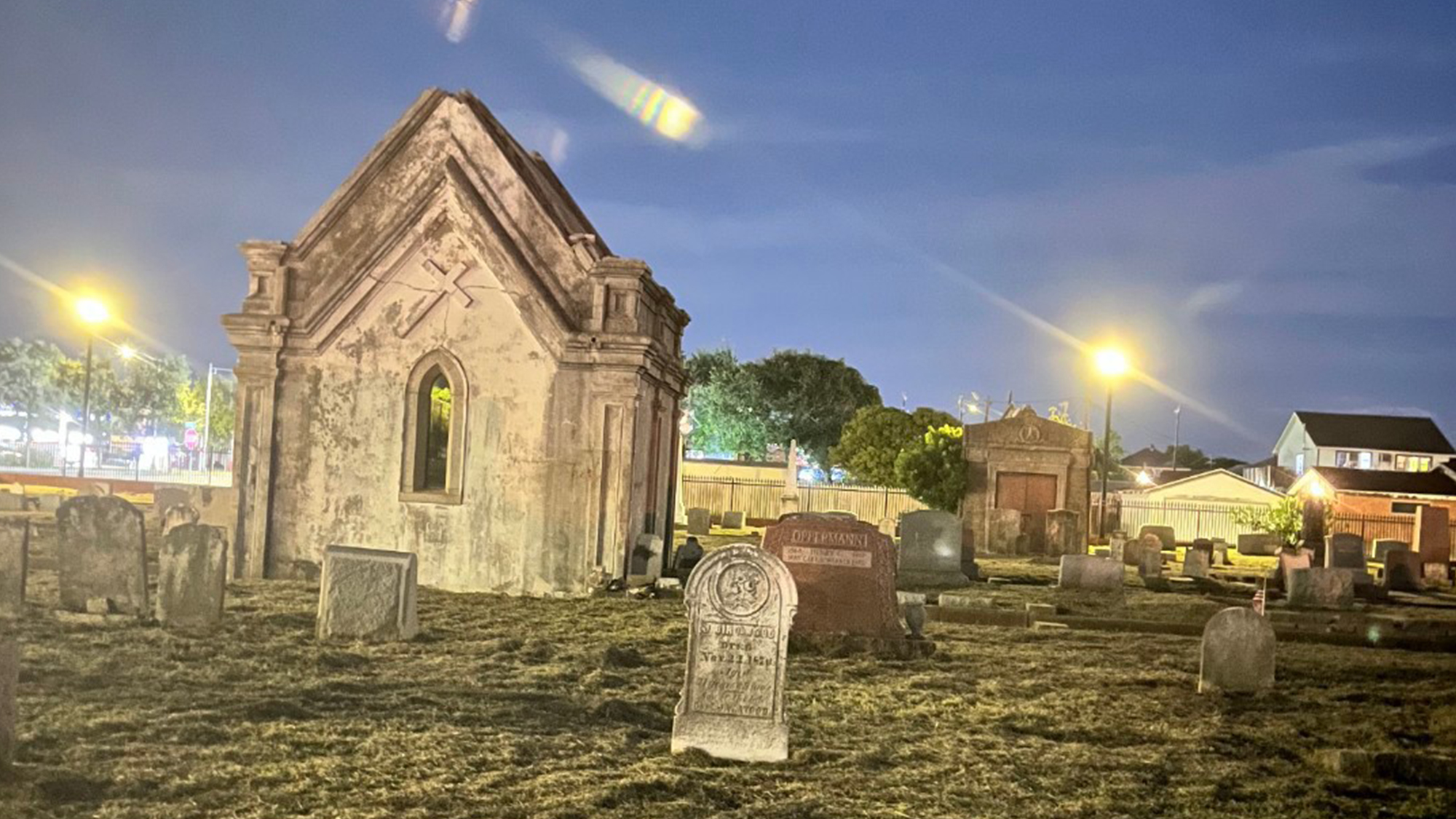 Historic graveyard in Galveston.