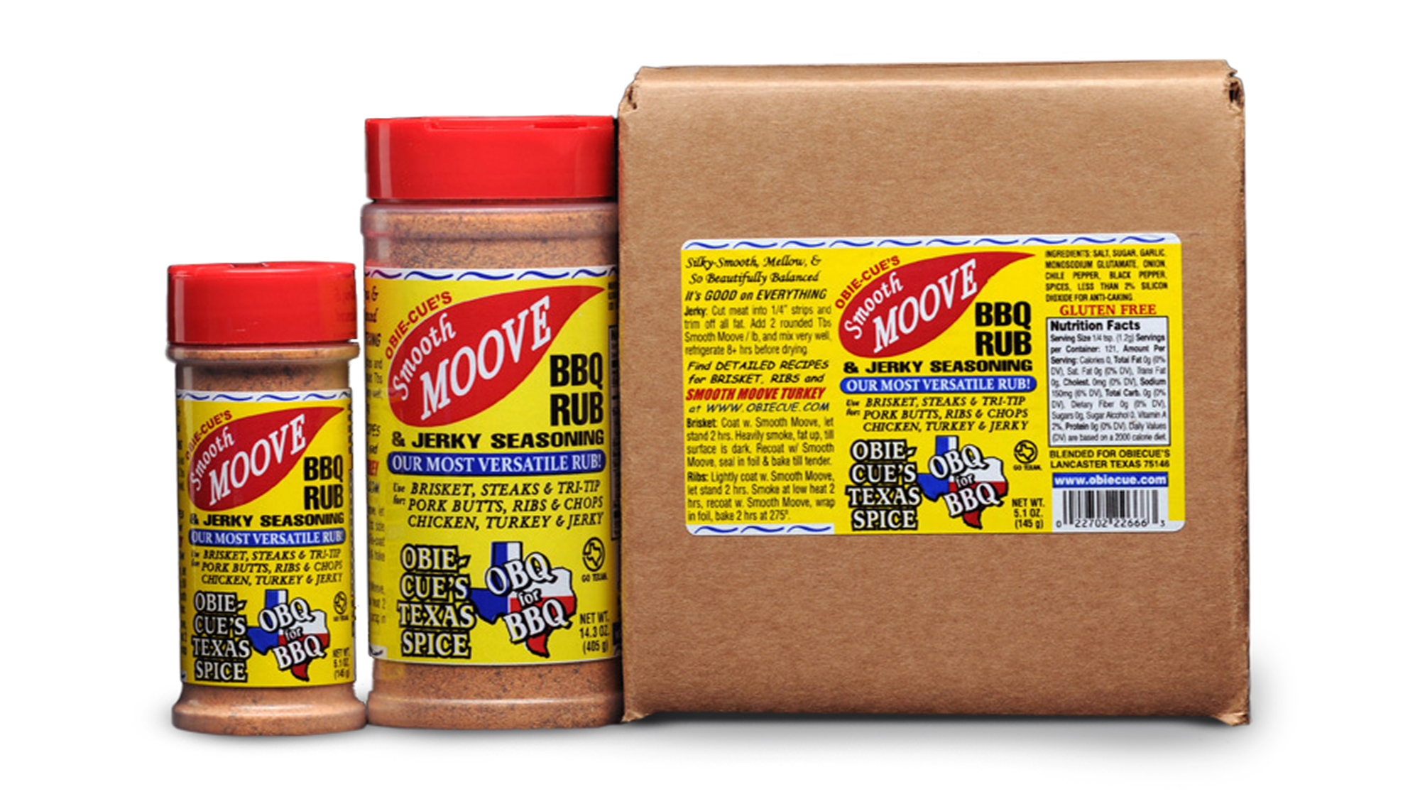 Barbecue rub and seasoning from Obi-Cue's Texas Spice Co.
