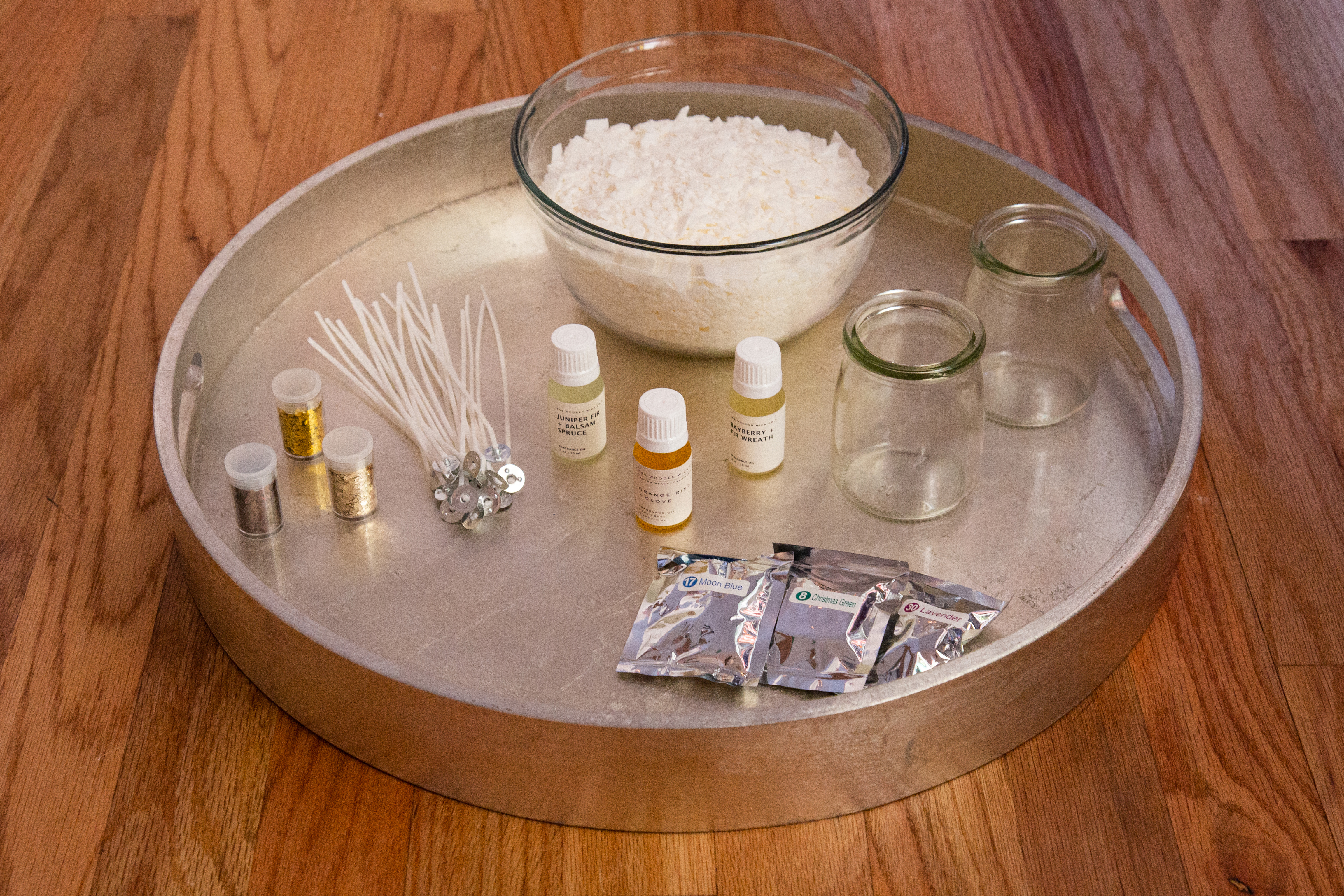 how to make holiday candles