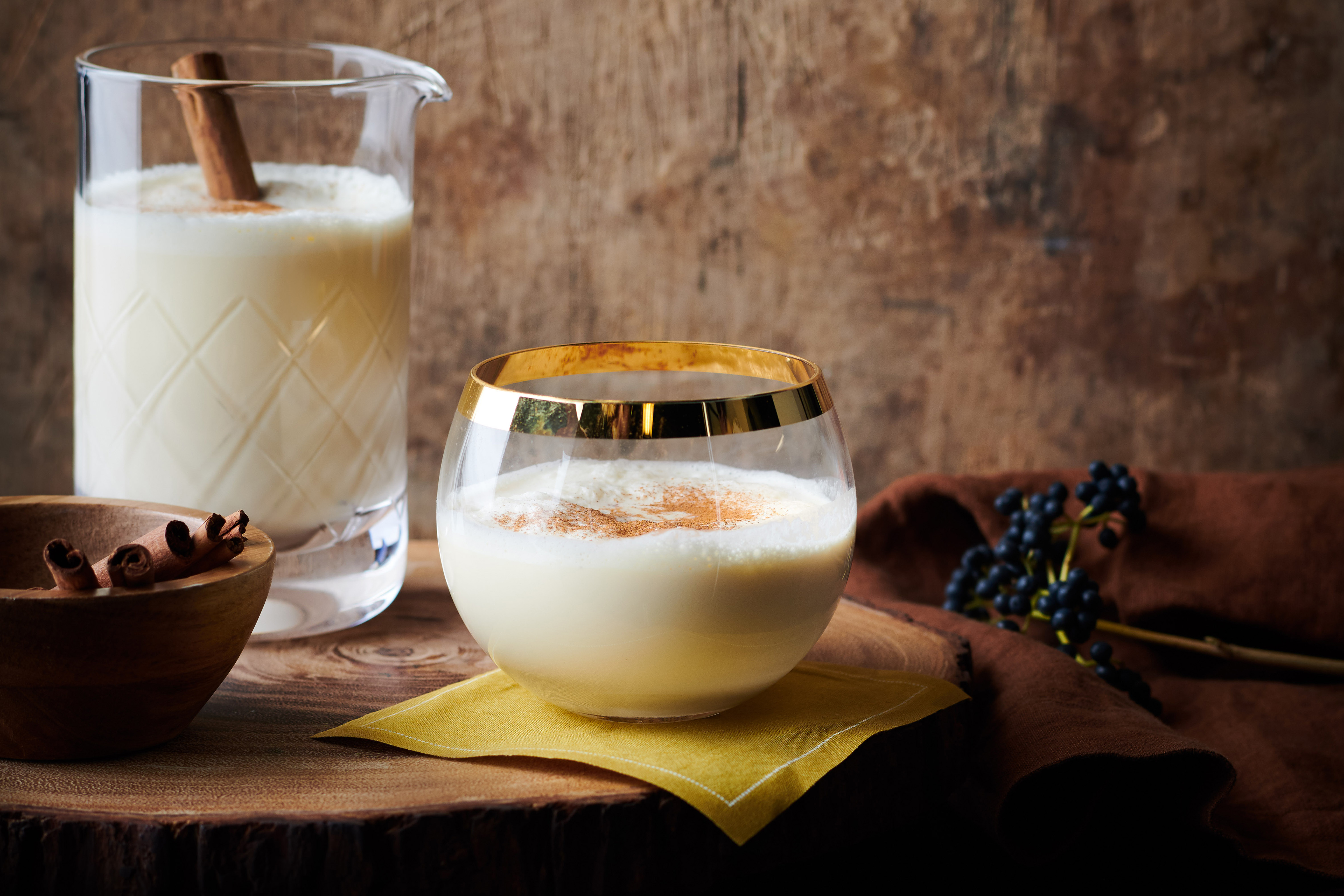 winter drinks - Eggnog