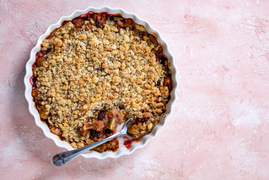Recipe: Strawberry-Rhubarb Crumble