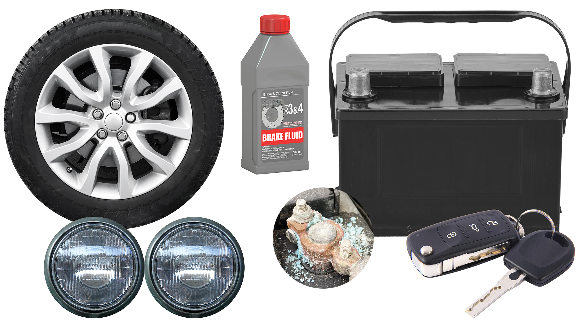 Core components of car.