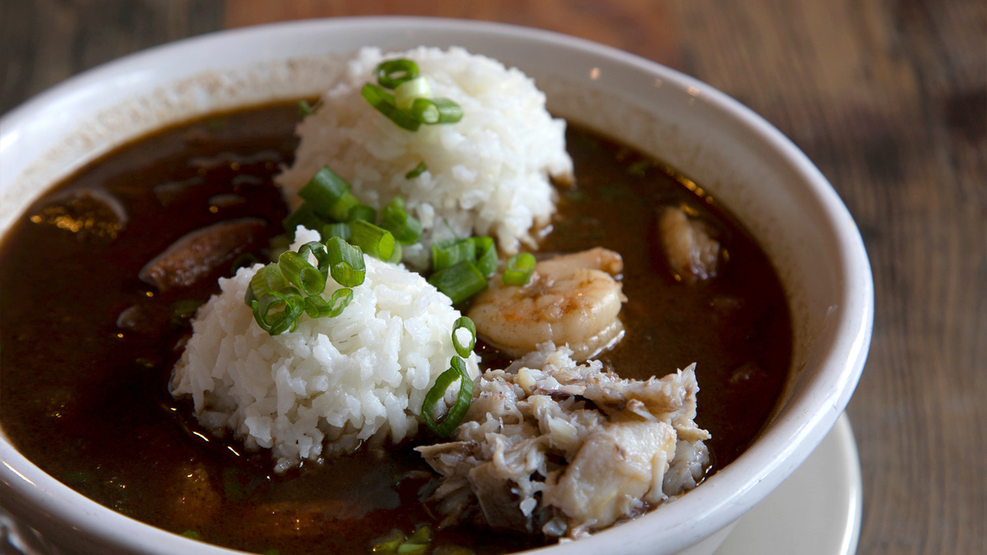 Bowl of gumbo.