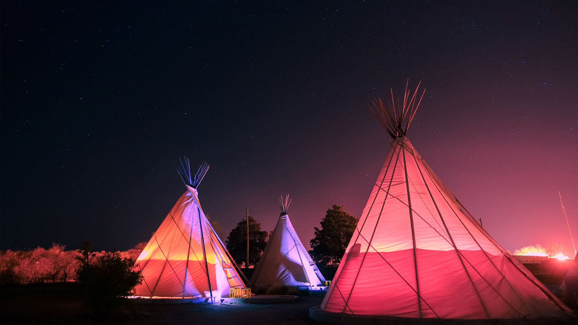 Tents in Marfa.