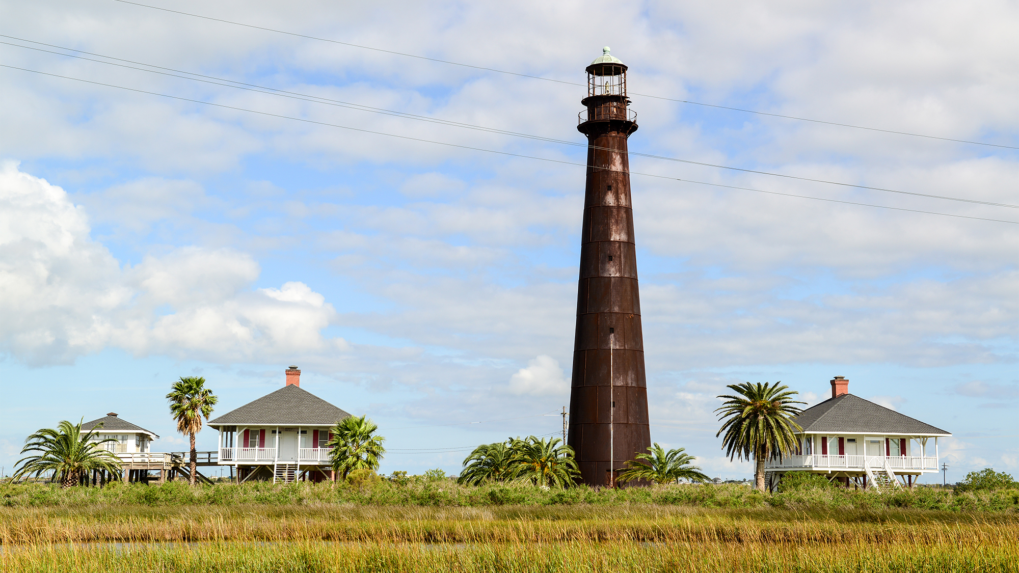 Bolivar Point lighthouse.