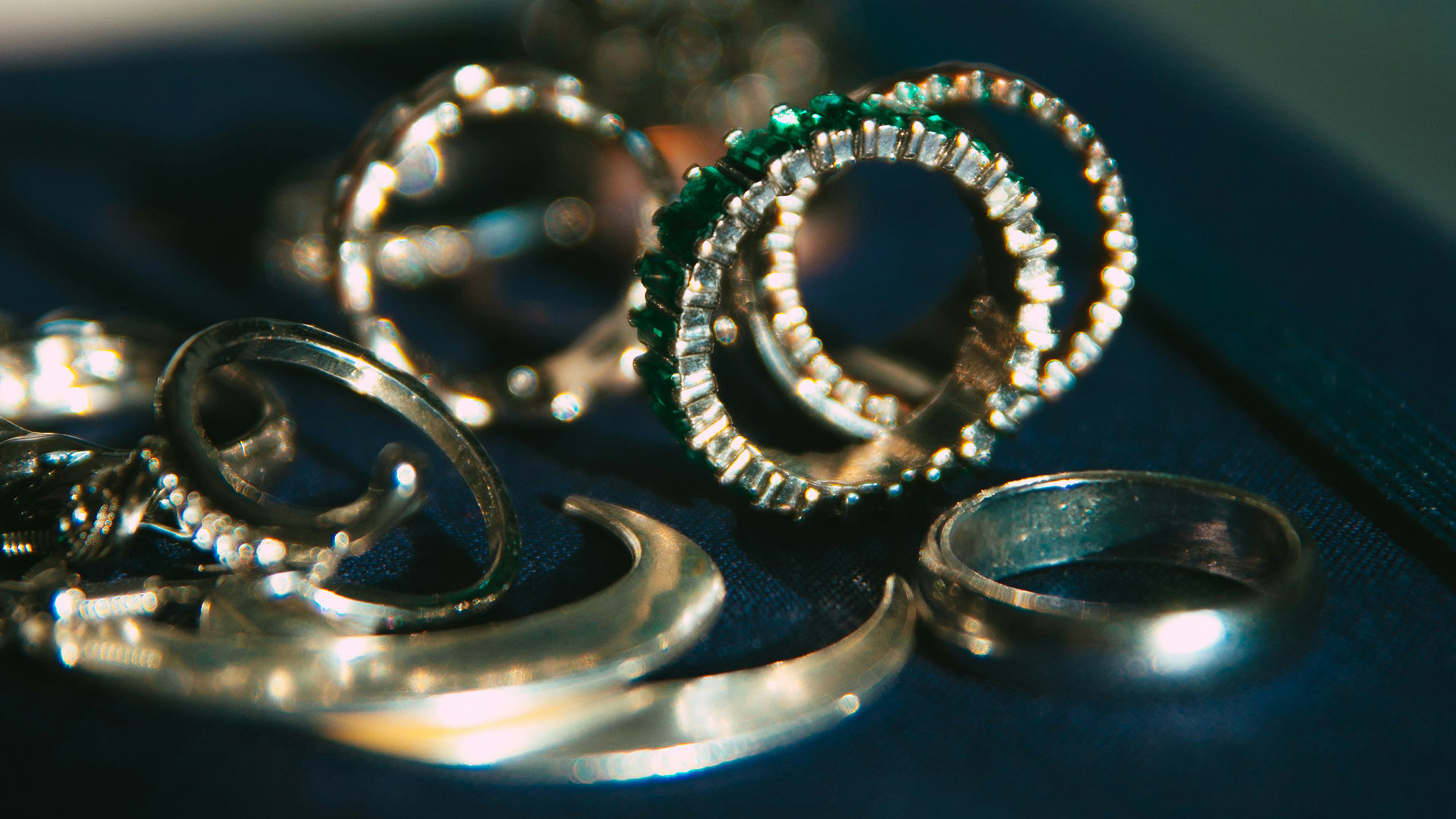 Image of jewelry and rings.