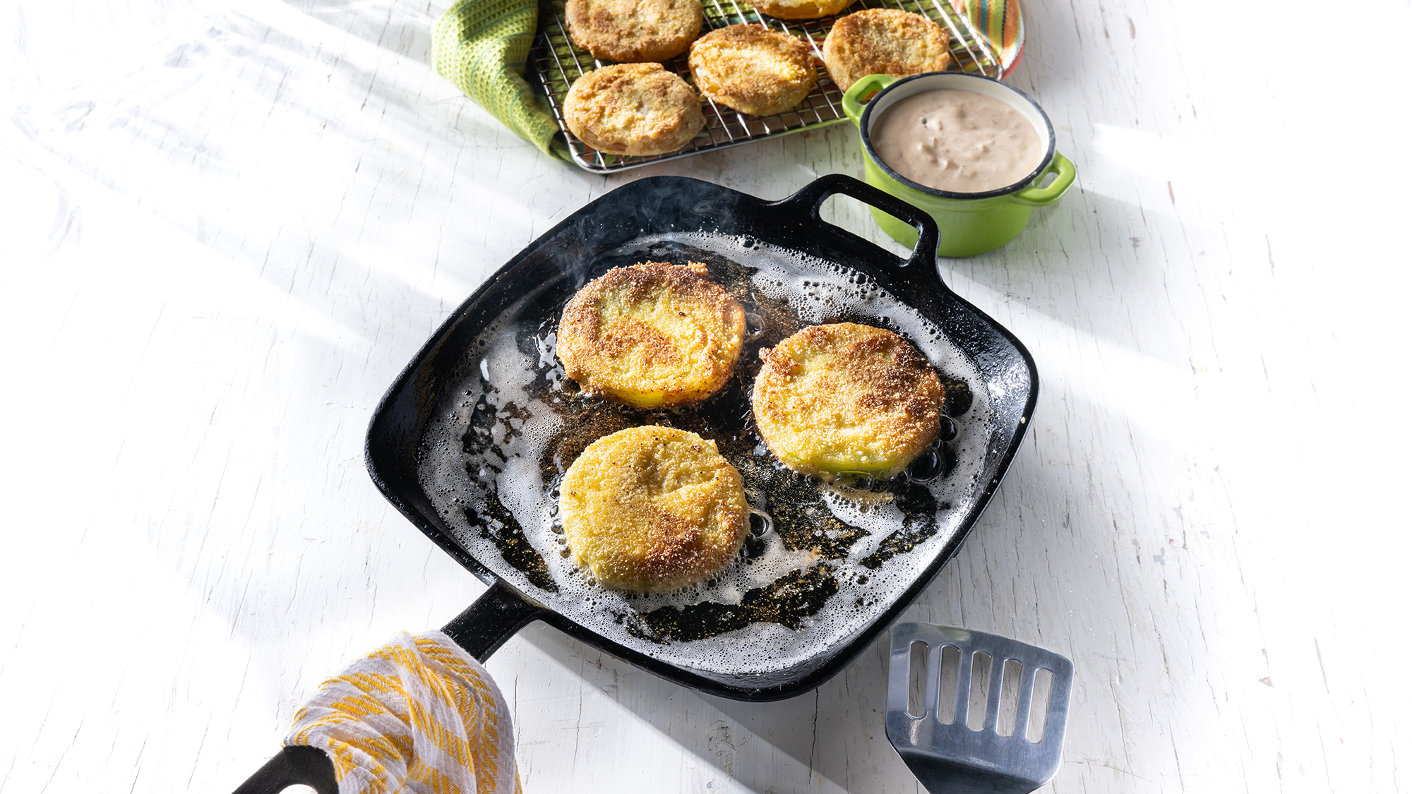 Fried green tomatoes.