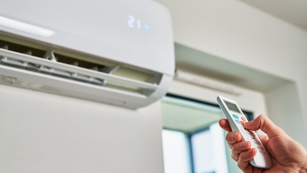 Indoor HVAC unit.