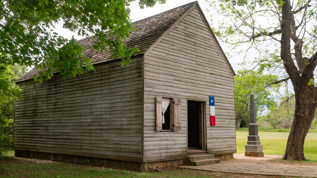 House at Washington on the Brazos.