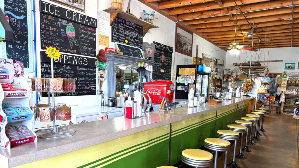 Shoo fly soda shop.