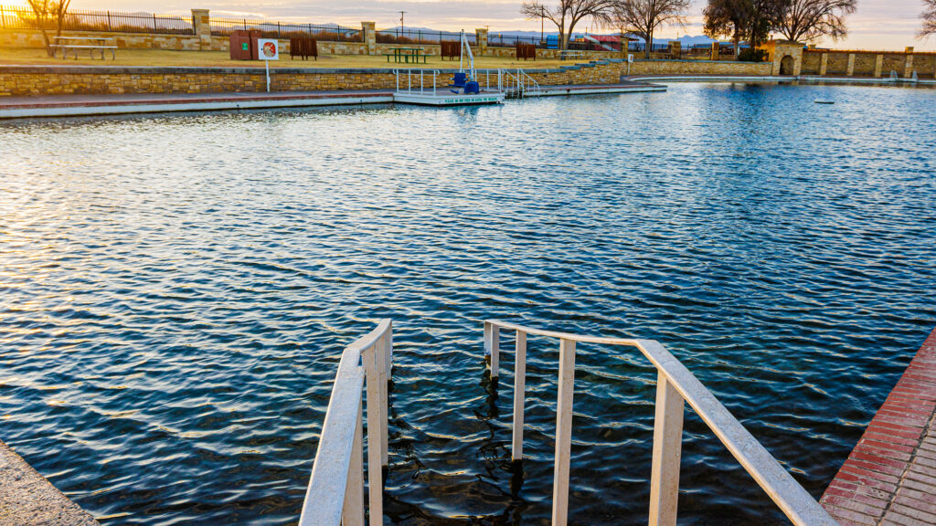 Mineral springs.