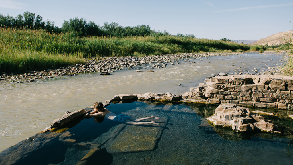 Desert hot springs.