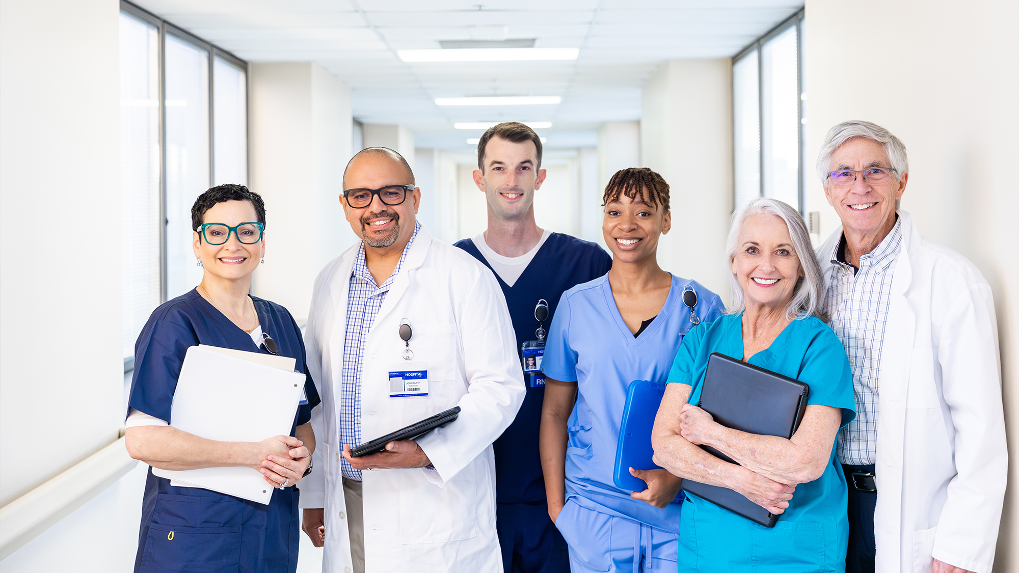 Group of doctors and nurses.