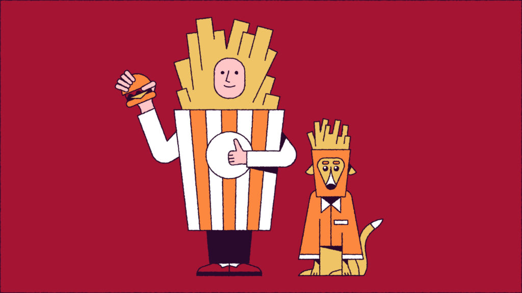 Whataburger Halloween costume.