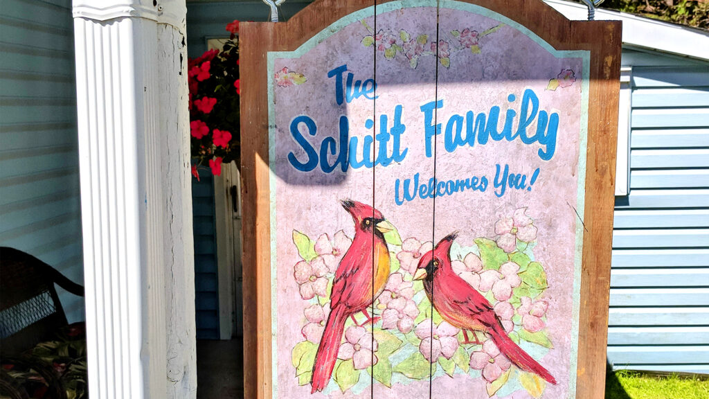 A family sign.